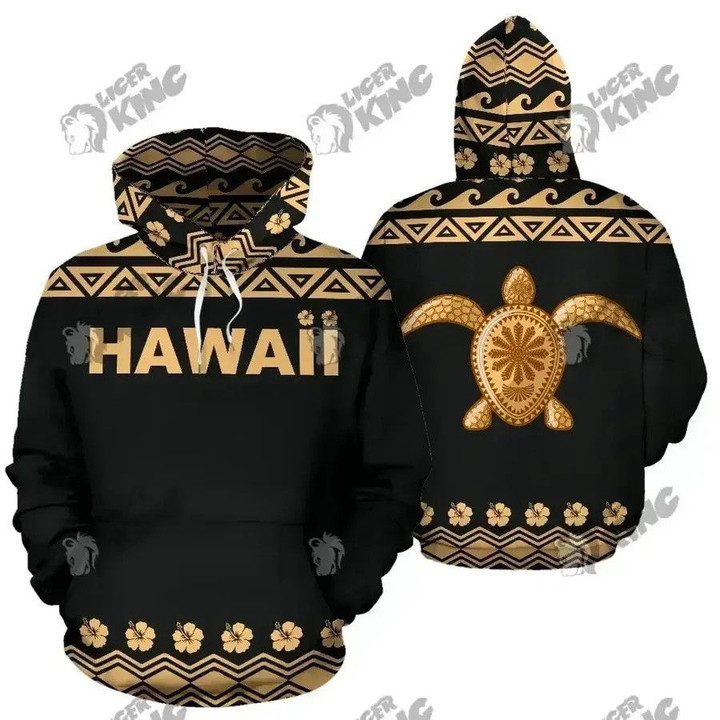 Hawaii Turtle Pullover And Zip Pered Hoodies Custom 3D Graphic Printed 3D Hoodie All Over Print Hoodie For Men For Women