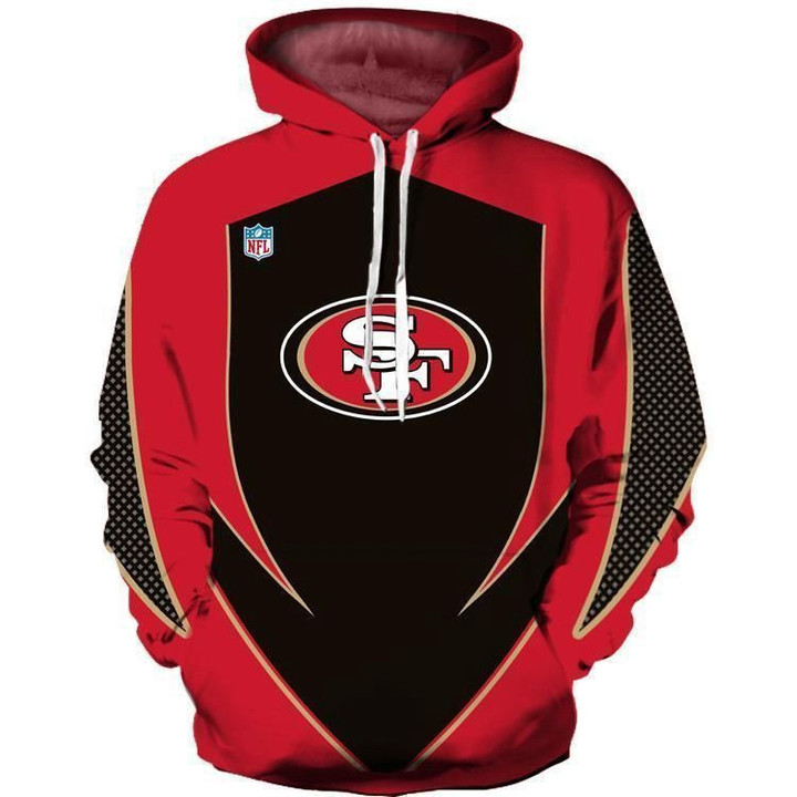 San Francisco 49Ers 3D Hoodie Hooded Pullover Sweater Perfect Gift