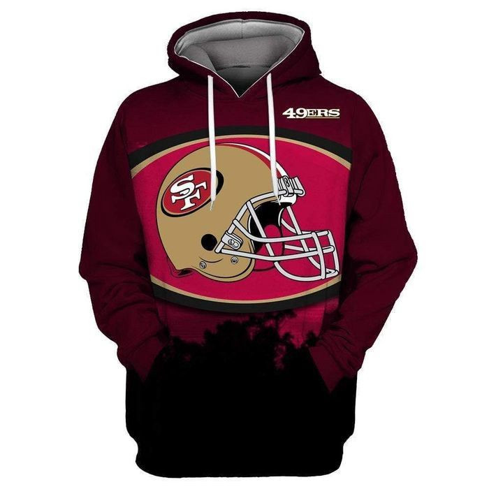 San Francisco 49Ers 3D Hooded Pullover Sweater Hoodie Gift For Fan