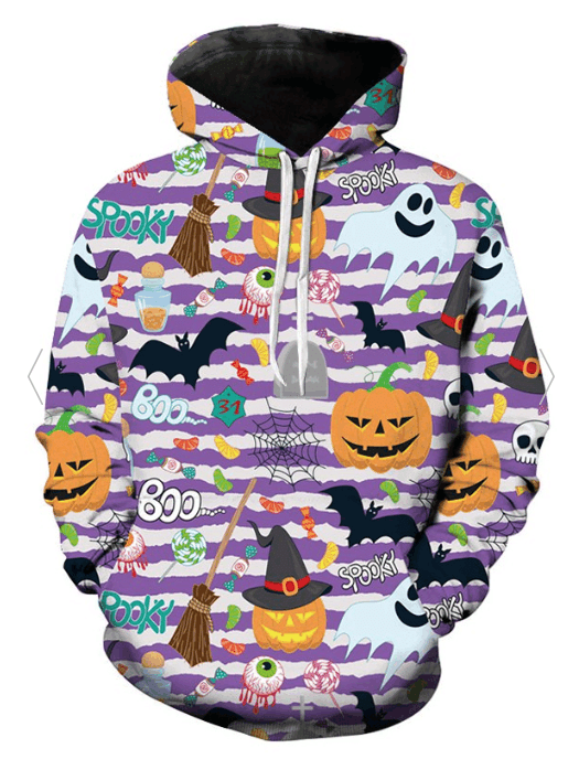 Halloween Unisex 3D Hoodie All Over Print Oygas