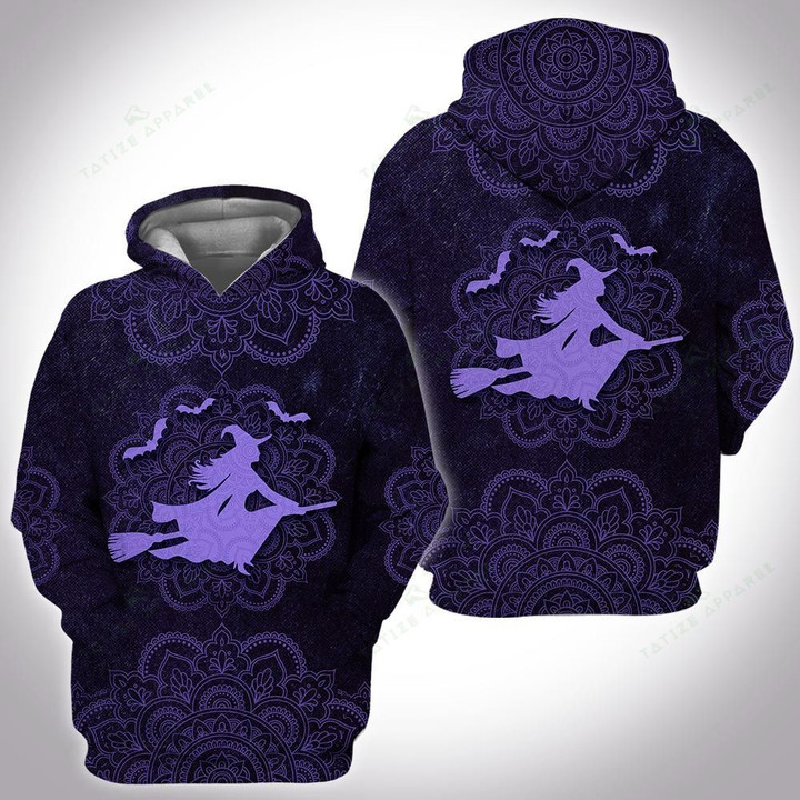 Hobby Mandala Witch Unisex 3D Hoodie All Over Print Kmayl