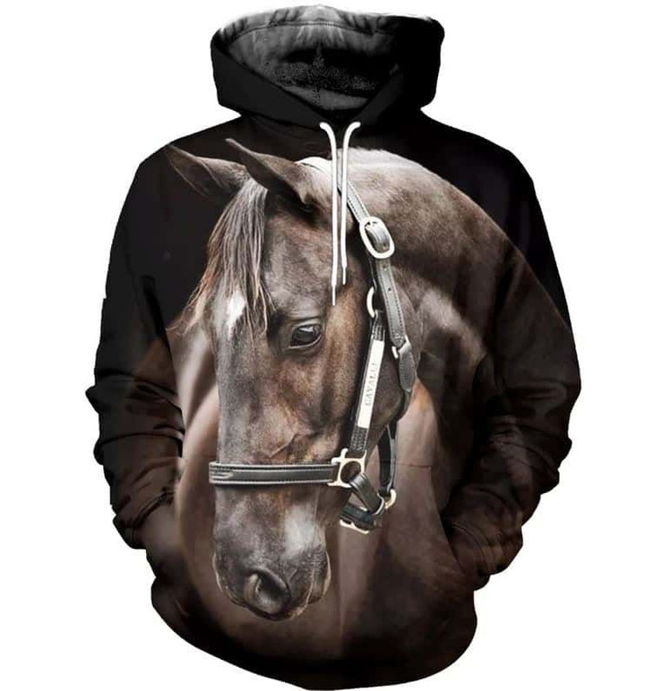 Horse Ur Not Alone Unisex 3D Hoodie All Over Print Kmaky