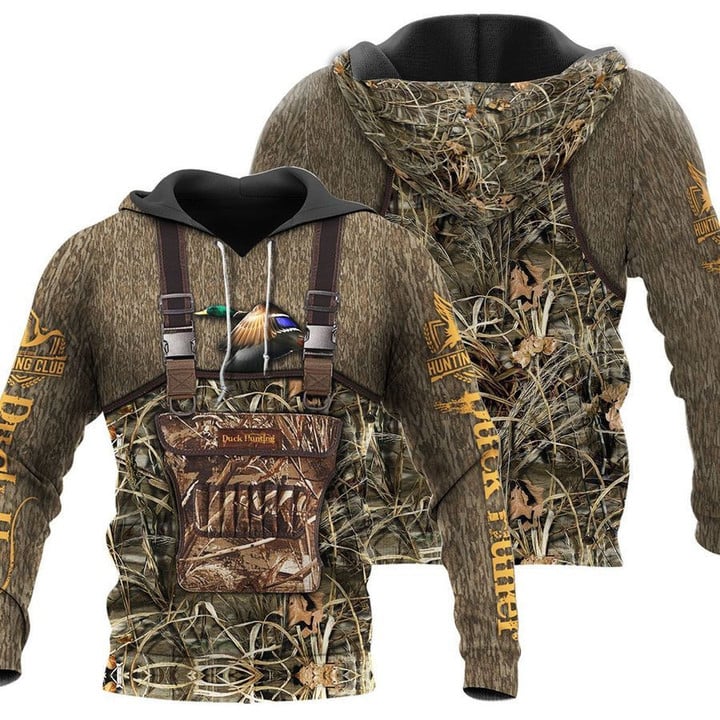 Hunting Duck Unisex 3D Hoodie All Over Print Kmcab