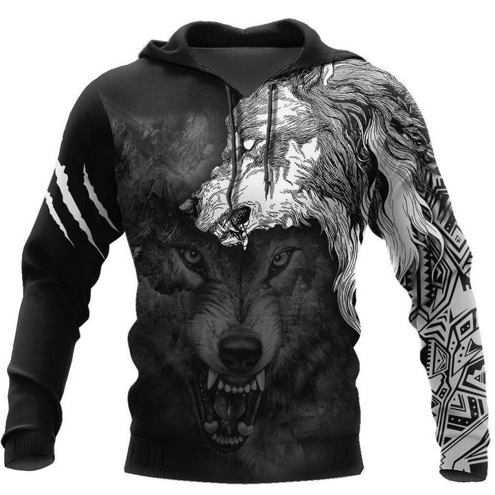 Wolf Unisex 3D Hoodie All Over Print Kmcjh