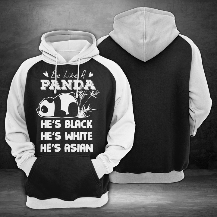 Be Like A Panda Hoodie Bt06