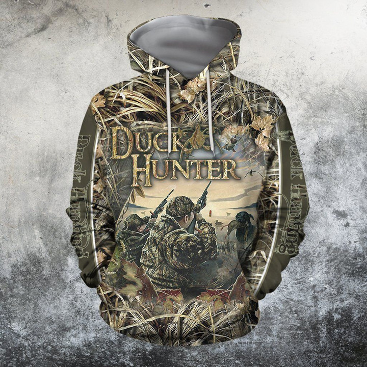 3D Ed Duck Hunter Hoodie Bt05