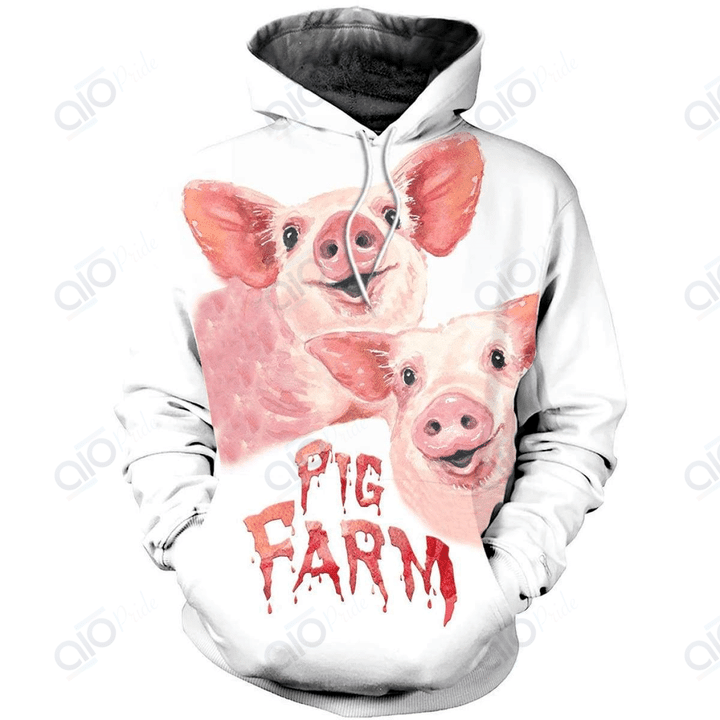 Ed Two Pig And Short Pg2 Unisex Hoodies Bt07
