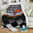 Corvette C6 Fleece Blanket Custom Blankets Weighted Blanket V3 Large Size 60x80 Inches Blanket1020