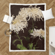 Chrysanthemum - Japanese Flora Sherpa Fleece Blanket