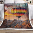 Hot Air Balloon Bl0510142F Sherpa Fleece Blanket