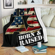 Texas Born And Raised Clm2812649S Sherpa Fleece Blanket