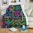Neon Native Aztec Cl16100390Mdf Sherpa Fleece Blanket