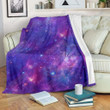 Purple Stardust Gs-Cl-Ld0707 Fleece Blanket