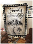 Family Tree A Little Bit Of Crazy Gs-Cl-Dt1810 Fleece Blanket