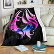 Hair Watercolor Gs-Cl-Dt2703 Fleece Blanket