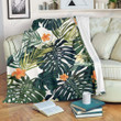 Summer Hawaiian Leaves Gs-Cl-Kc1307 Fleece Blanket
