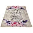 I Will Instruct You And Teach You In The Way You Should Go Fleece Blanket | Adult 60X80 Inch | Youth 45X60 Inch | Colorful | Bk2432