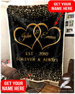 Personalized Blanket – Forever And Always – Blanket