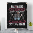 My Best Friend Is My Sister By Heart Blanket Bedgag™