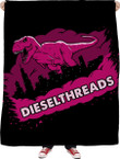 Dieselthreads Dino-Mite Fleece Blanket