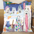 Samoyed Bubble Bath All Quilt Cikmr