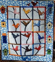 Bird And Birdhouse Quilt Cibkj