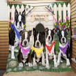 Boston Terriers Spring Garden All Quilt Cifhw