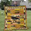 Elephant Throw Blanket - Elephants In African Nature Quilt Blanket - Elephant Inspired Gifts