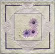 Purple Daisy Flower Quilt Cuekk