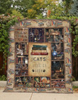 Books Cats Life Is Good Quilt Civtc