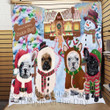 French Bulldog Gingerbread House All Quilt Cilas