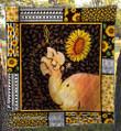 Sunflower Your Are My Sunshine Elephant Quilt