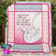 And She Loved A Little Girl Very Very Much Elephant Quilt