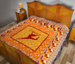 Twirling Orange Flower Quilt Dhc281110991Dd