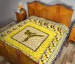 Taekwondo Flower Yellow Pattern Quilt Dhc281111179Dd
