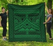 Hawaii Polynesian Mauna Kea Premium Quilt Green J7 Dhc221110007Dd
