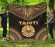 Tahiti Premium Quilt Polynesian Chief Gold Version Bn10 Dhc28113288Dd