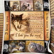 Mp0811 Wolf I Love You The Most Quilt Dhc16122605Dd