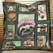 Mp1911 Sloth Lovely Sloth On Tree Quilt Dhc16123732Dd