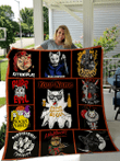 Cat Halloween Personalize Custom Name Quilt
