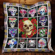 Flower Skull Quilt Np194 