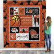 Basketball Baseball Print Quilt 