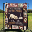 Labrador Dog Quilt W230821