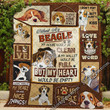 I Love My Beagle Quilt
