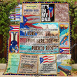 I Love You From Here To Puerto Rico Quilt