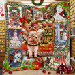 I Am A Christmas Gift Yorkie Quilt