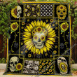 Skull And Sunflower Quilt Np388