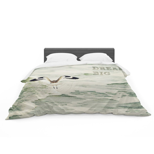 Robin Dickinson "Dream Big" Ocean Bird Cotton3D Customize Bedding Set Duvet Cover SetBedroom Set Bedlinen