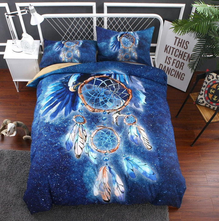 3D Blue Dreamcatcher Dac051222 Bedding Set