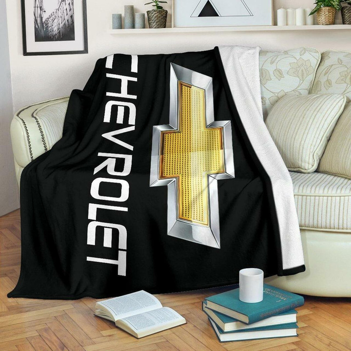 Chevy Fleece Blanket Custom Blankets Weighted Blanket V2 Large Size 60x80 Inches Blanket964